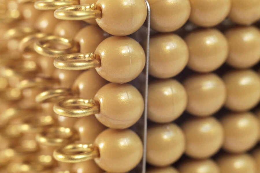 One Golden Bead Cube Of 1000: Individual Beads (Nylon)