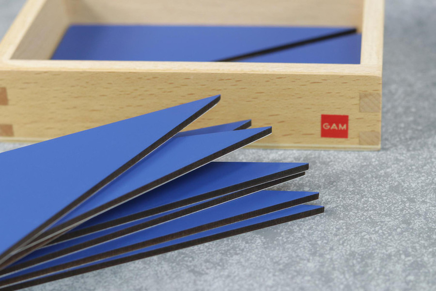 12 Identical Blue Triangles