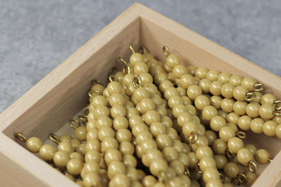 45 Golden Bars Of 10 in Box: Individual Beads