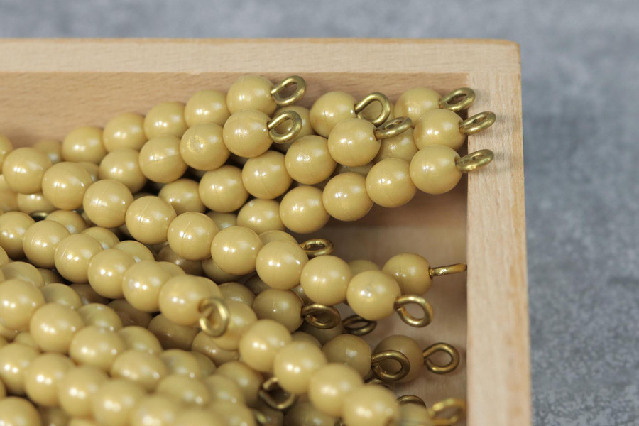 45 Golden Bars Of 10 in Box: Individual Beads