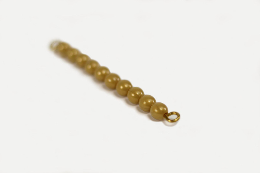 One Golden Bead Bar Of 10: Individual Beads (Nylon)
