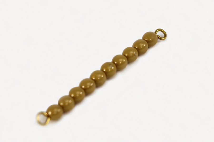 One Golden Bead Bar Of 10: Individual Beads (Nylon)