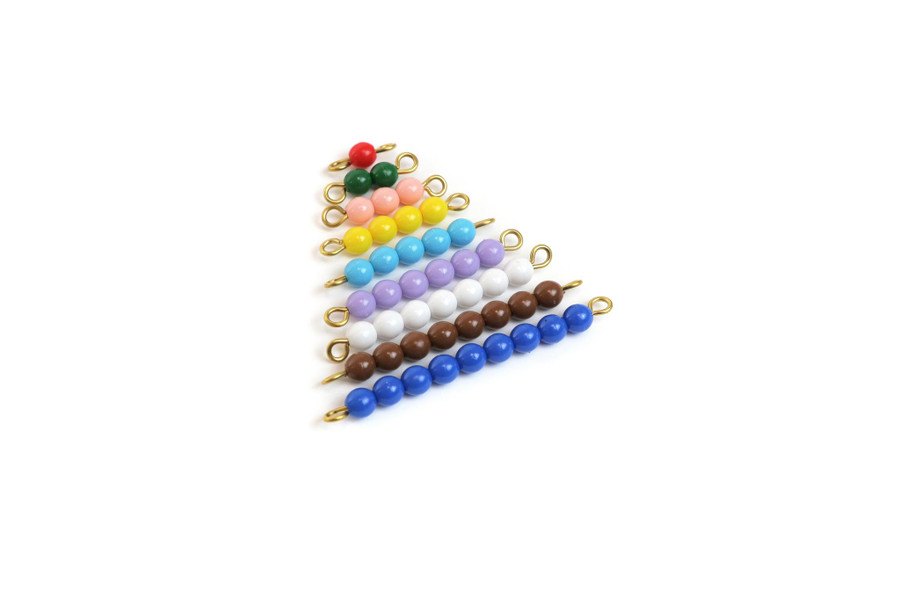 Colored Bead Stair 1-9, 1 Set