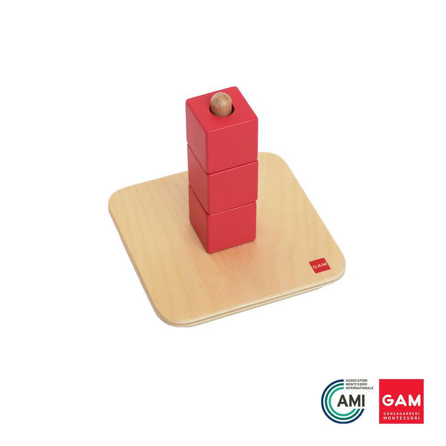 Cubes On Vertical Dowel