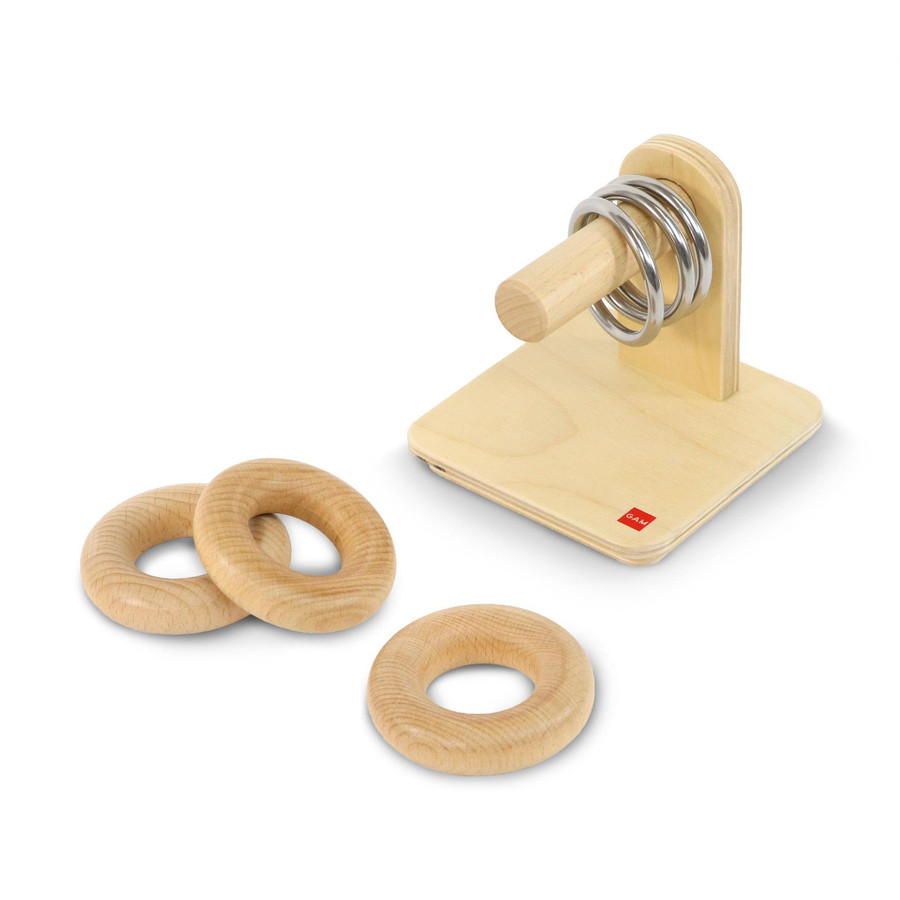 Rings On Horizontal Dowel