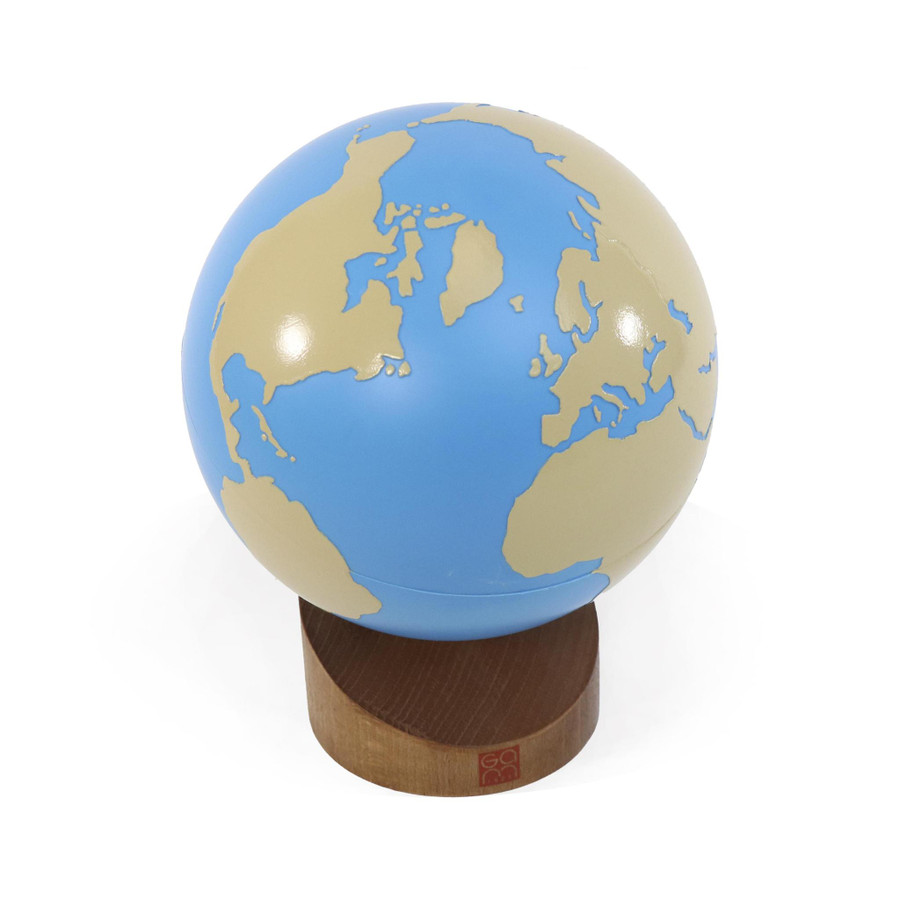 Globe Of Land & Water: Painted