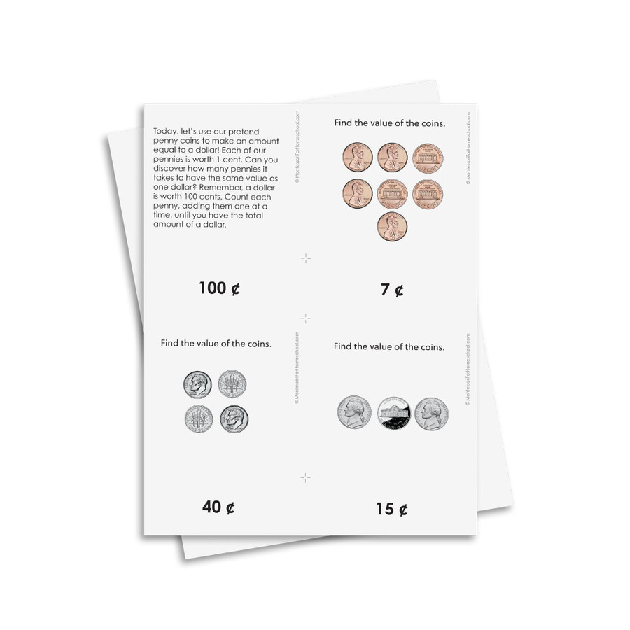 Working with Money Kit I - Digital Printable