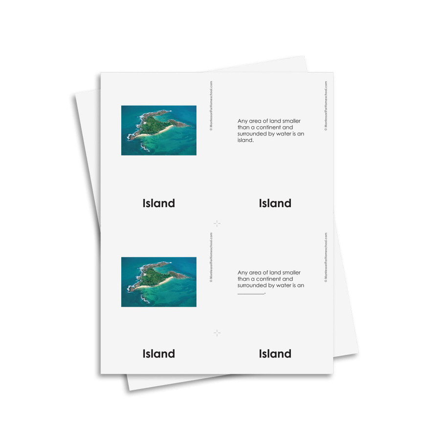 Geography Nomenclature Set 3  - Digital Printable