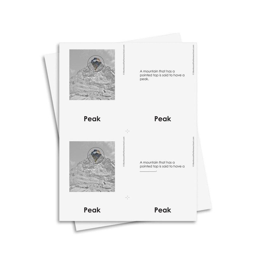 Geography Nomenclature Set 4  - Digital Printable