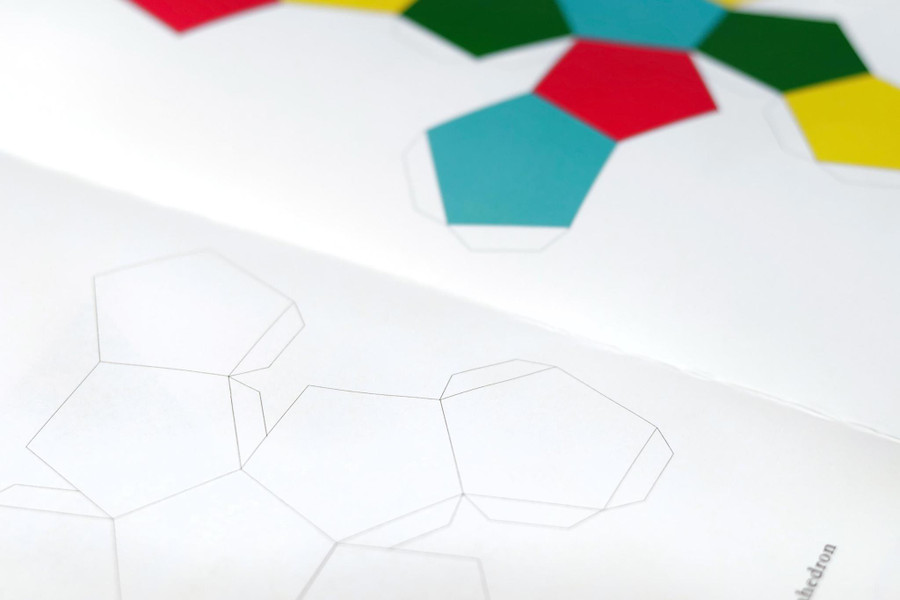 Constructing 3D Platonic Solids - Digital Printable