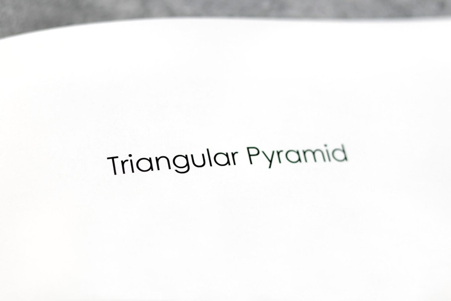Constructing 3D Pyramids - Digital Printable