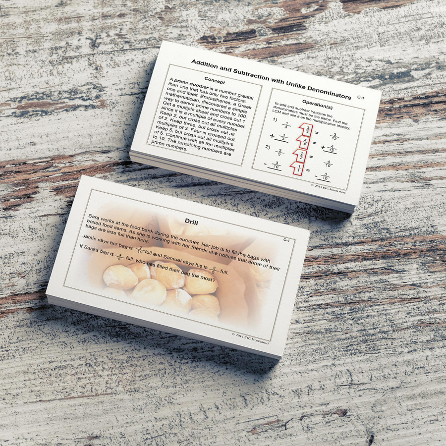 Working with Advanced Fractions - Digital Printable