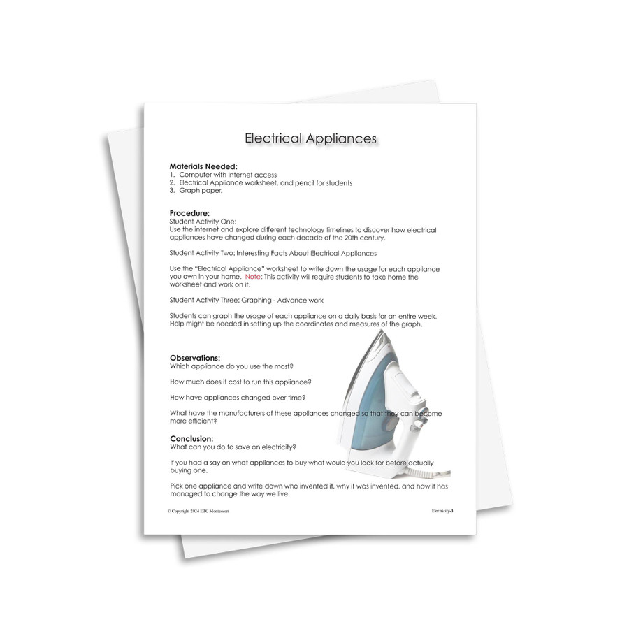 Physics: Electricity - Digital Printable
