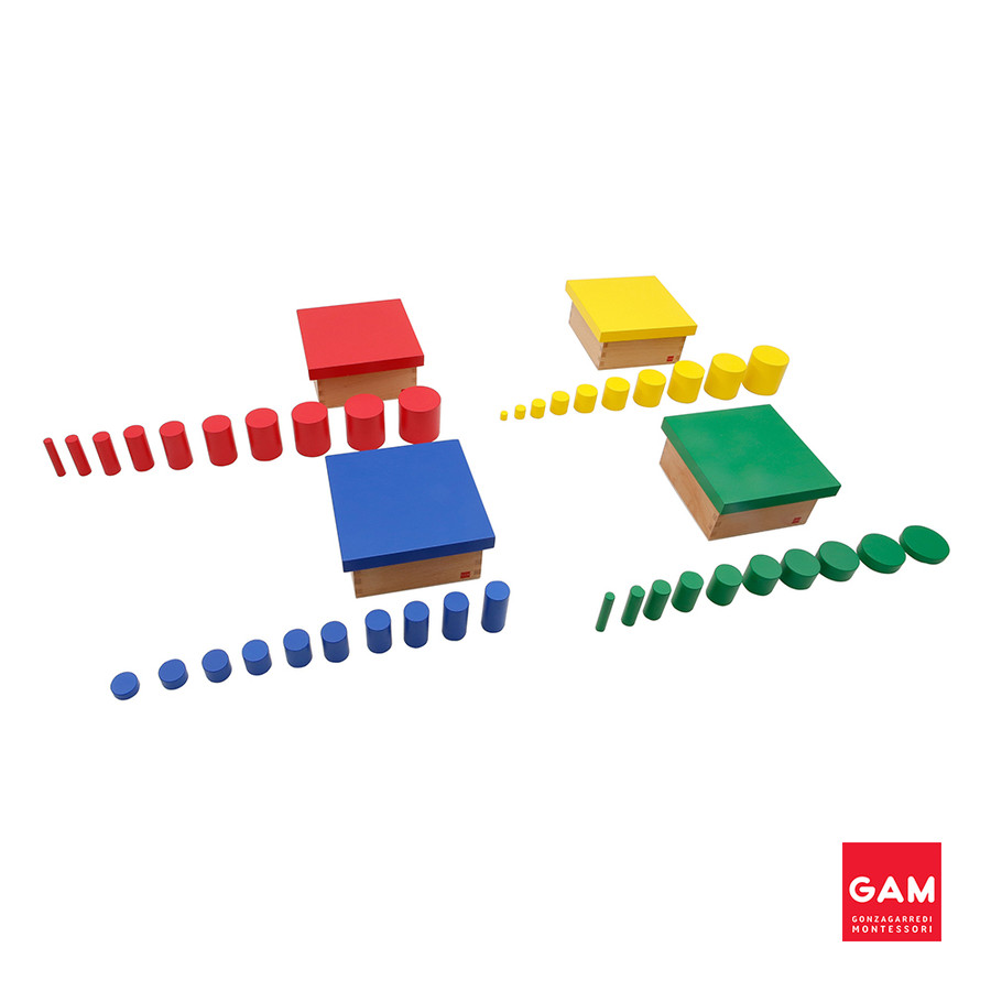 Set of Knobless Cylinders