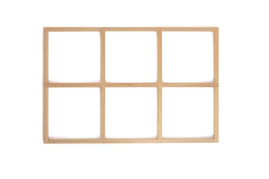 Geometry Cabinet Insets: Red & White