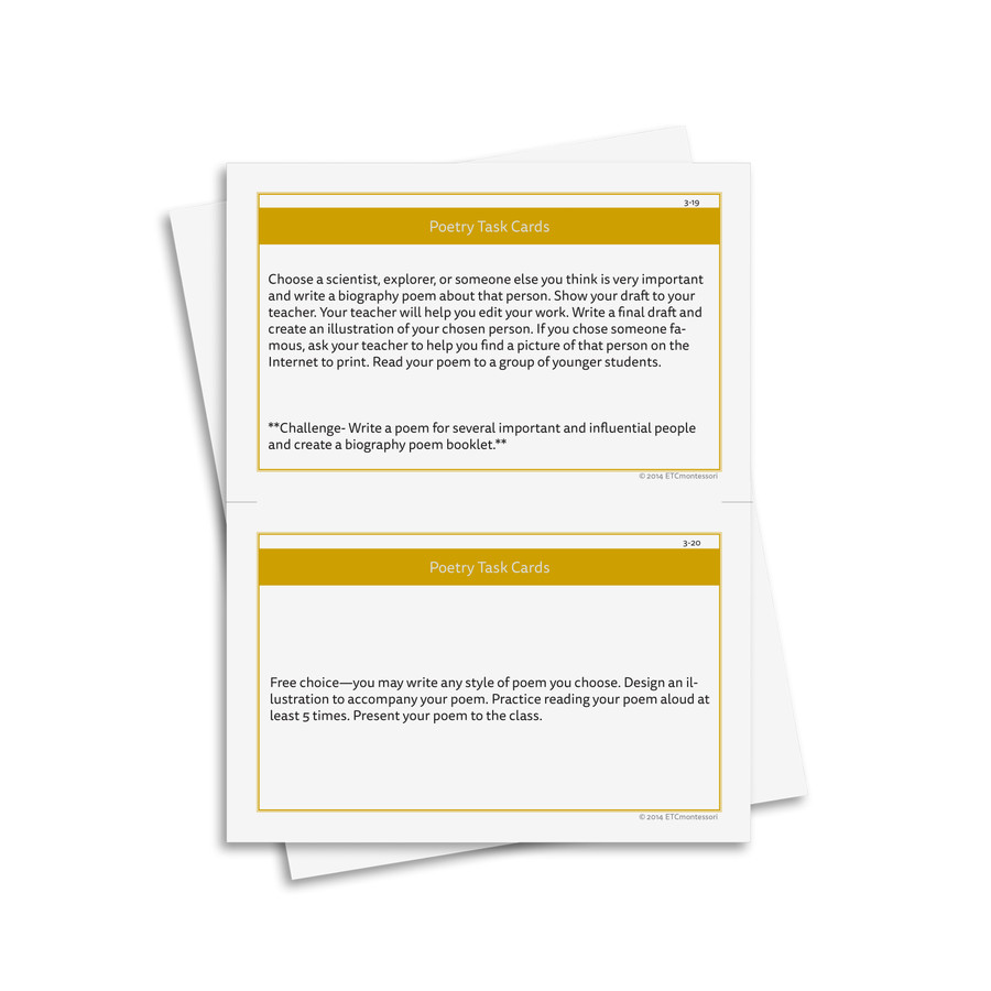 Teaching Poetry Level 6-9 - Digital Printable