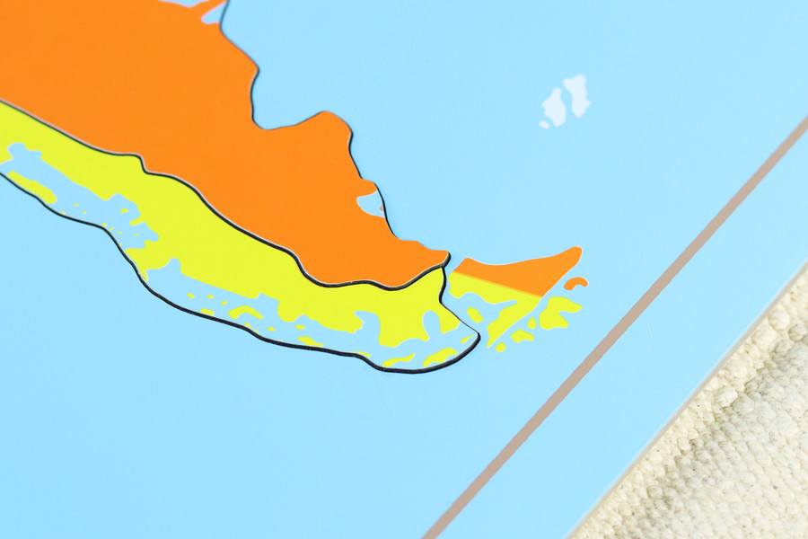South America Puzzle Map