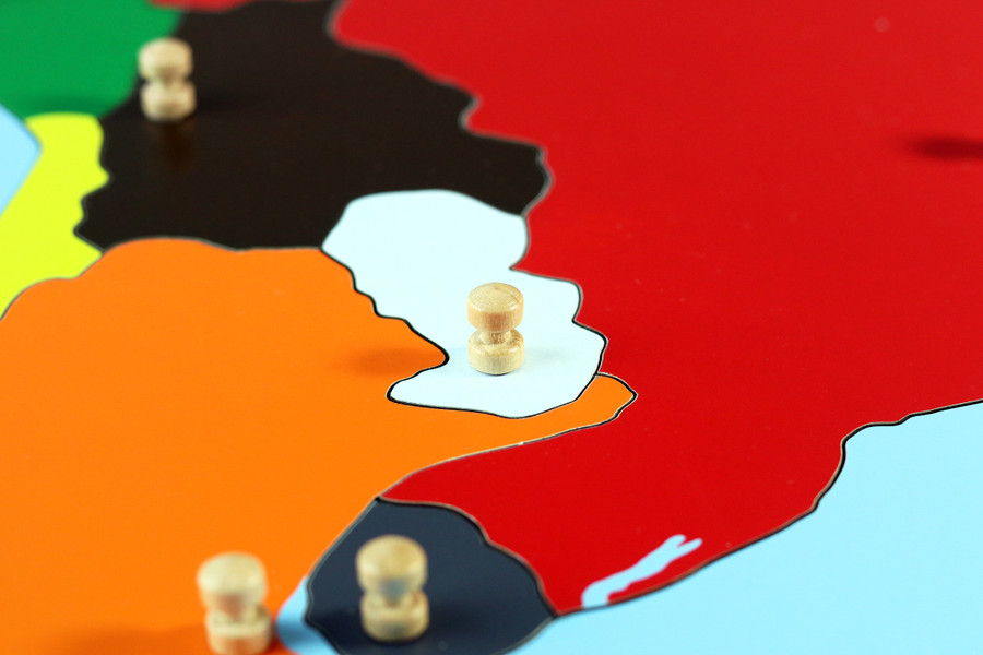 South America Puzzle Map