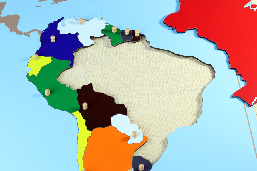 South America Puzzle Map