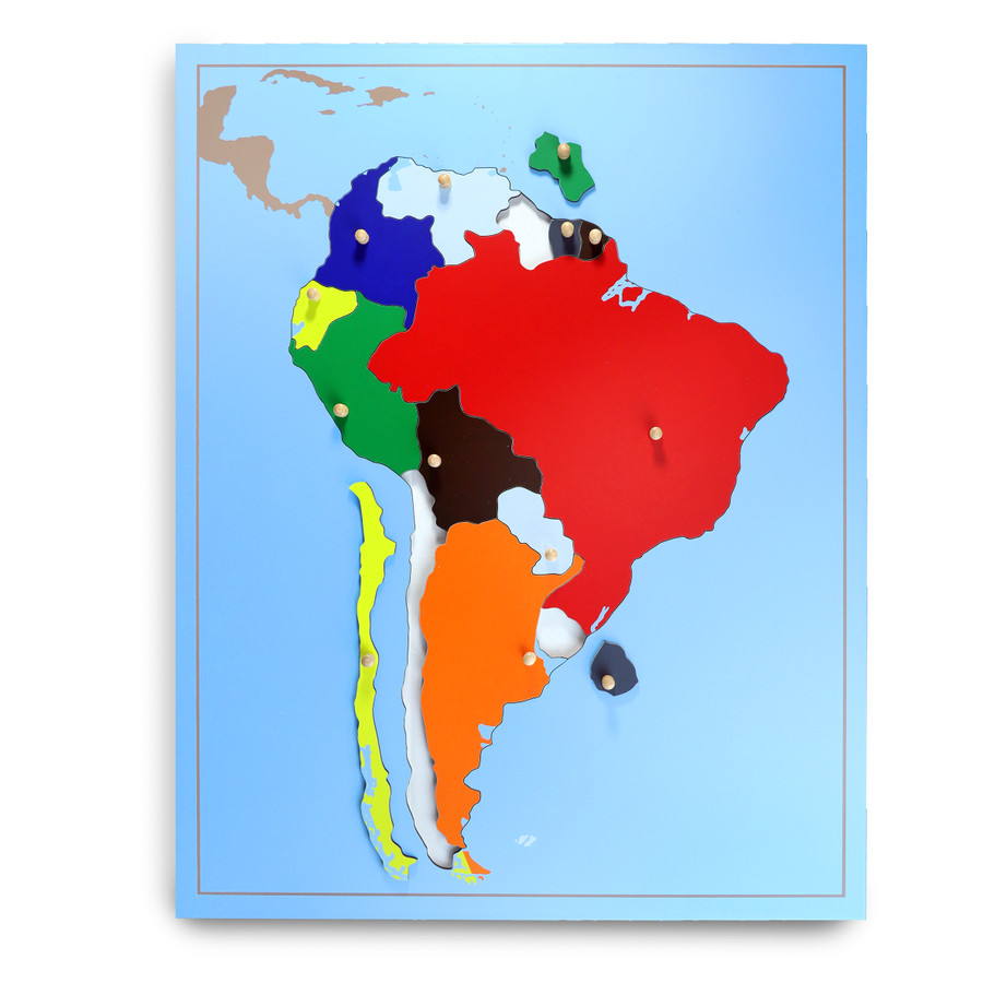 South America Puzzle Map