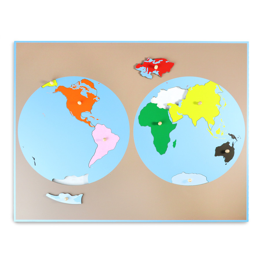 World Puzzle Map