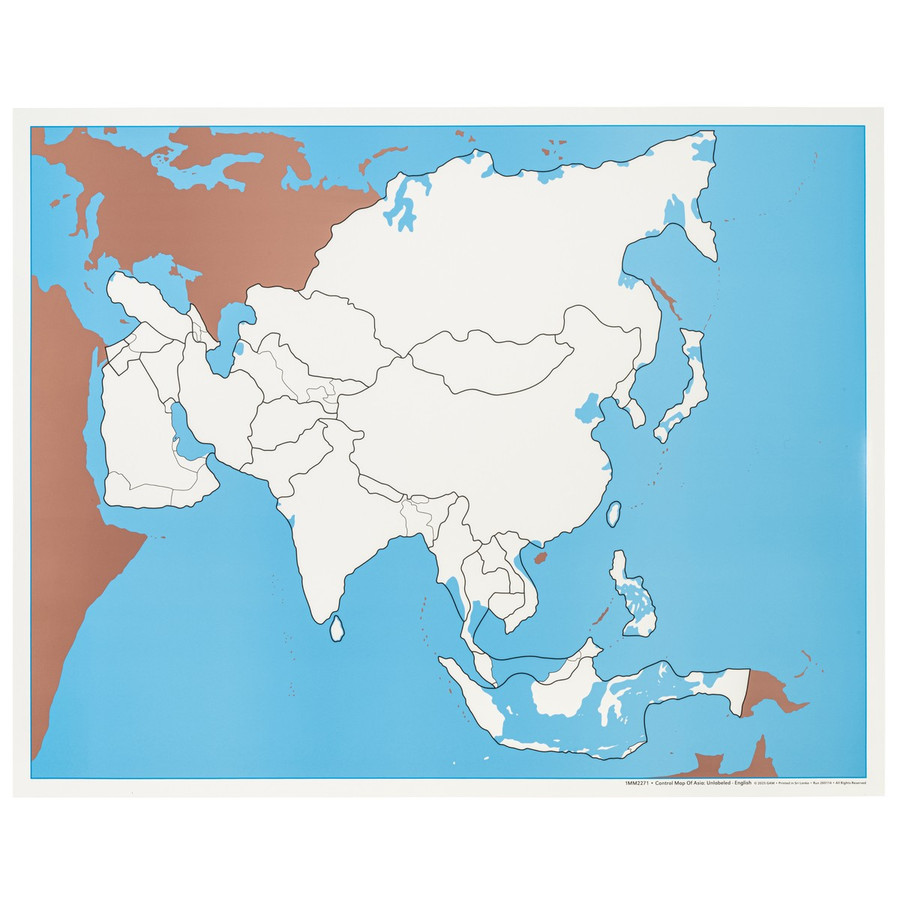 Control Chart of Asia: Unlabeled