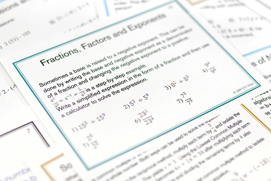 Pre-Algebra Work - Digital Printable