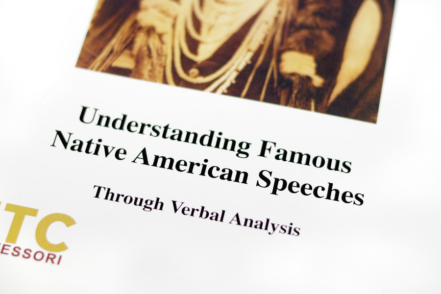 Verbal Analysis - Native American Speeches - Digital Printable