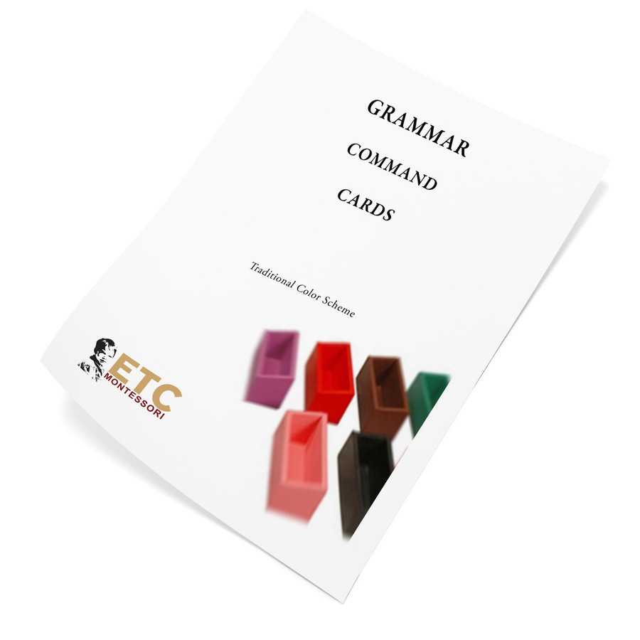 Grammar Command Cards - TRADITIONAL COLOR SCHEME