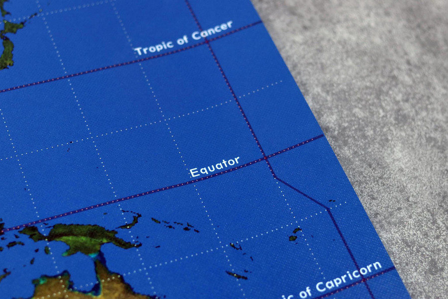 Giant Map of the World