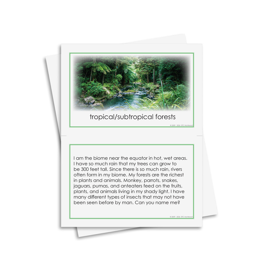 Introduction to Biomes - Digital Printable