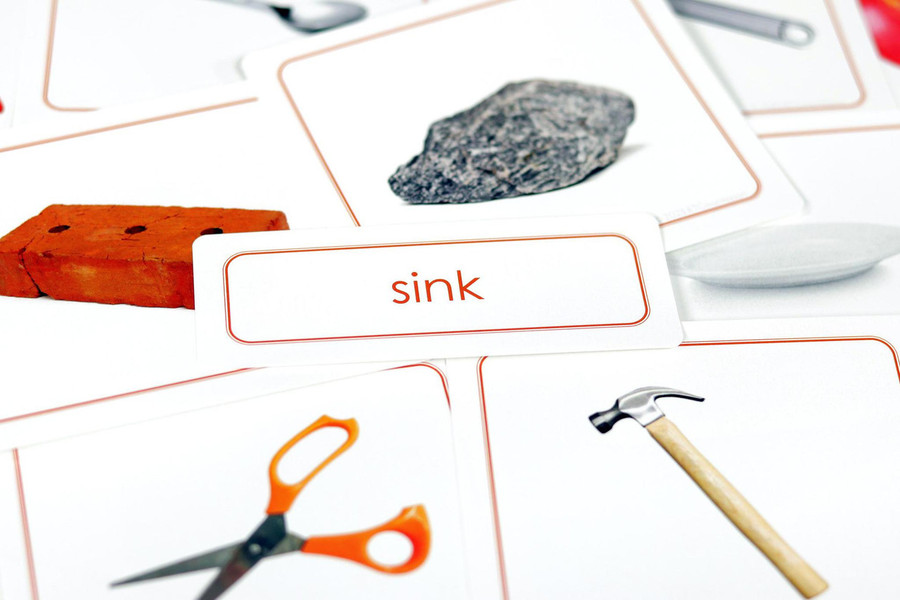 Actividad de clasificación «Se hunde y flota» - material digital imprimible