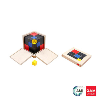 Arithmetic Trinomial Cube  Arithmétique, Matériel éducatif montessori,  Mathématiques montessori