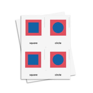 Figure Inset Labels Metal Inset Nomenclature - Digital Printable - ETC Montessori Online