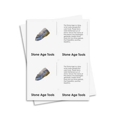 Stone Tools Printable Stone Tool Nomenclature - Homeschool Edition. | ETC Montessori