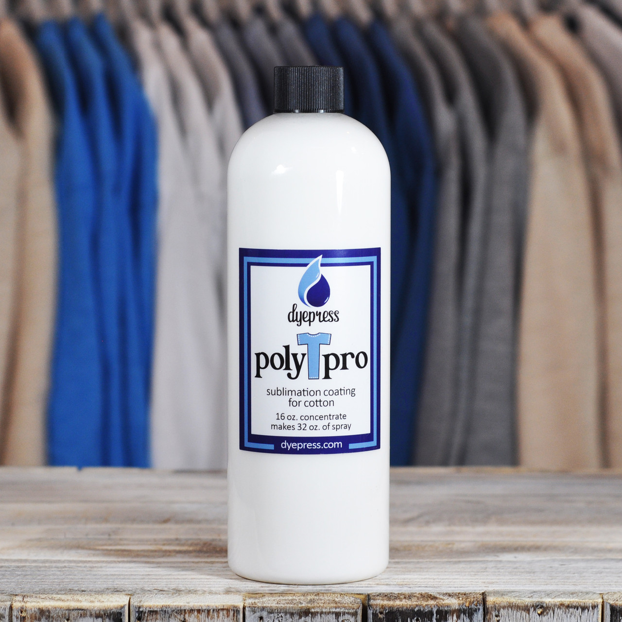 Dyepress Poly-t Plus 1 Gallon Poly Spray: Sublimation Coating for 100%  Cotton & Cotton Blends 