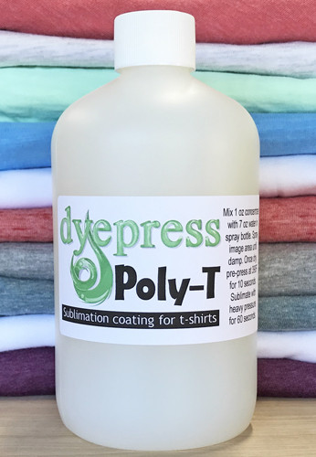 Sublimation Coating/spray for Cotton T-SHIRTS & polyester 4 oz