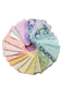 Curated Mixed Designer Bundle - Pastel Rainbow - 24 Fat Quarters