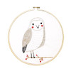 Merriment Snow Owl Embroidery Sampler