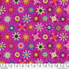 Free Spirit Fabrics - Night Fancy by Victoria Findlay Wolfe - PWVF006.RASPBERRY - Mesmerize - Raspberry
