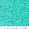 Moda Fabrics - Rainbow Sherbert by Sariditty - 45020-24 - Teal Scallops