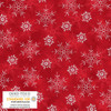 Festive and Bright Fabric D - Stof Fabrics - Frosty Snowflake - 4590-416