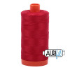 Aurifil Mako 50wt 1422yd 2250 Red - Large Spool