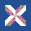 North Dakota - Floral States of America - Single Block