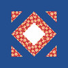 Hawaii - Floral States of America - Single Block