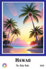 Hawaii - Floral States of America - Single Block