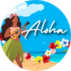 Mystery Five-O - Aloha - Kauai Blooms (Moda Grunge)