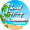 Mystery Five-O - Island Hopping - Midnight (Hey Pumpkin by Riley Blake) - DIE CUT KIT