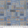 Free Spirit Fabrics - Indigo Palette by Tim Holtz - PWTH292.INDIGO - Indigo Tickets