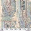 Free Spirit Fabrics - Indigo Palette by Tim Holtz - PWTH293.INDIGO - Indigo Map